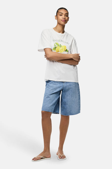 PCTHEA SS PRINTED T-SHIRT BC