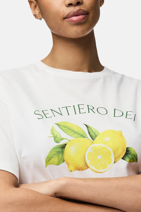PCTHEA SS PRINTED T-SHIRT BC