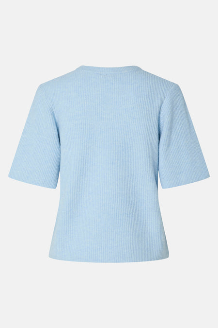 PCSILLY SS O-NECK KNIT NOOS BC