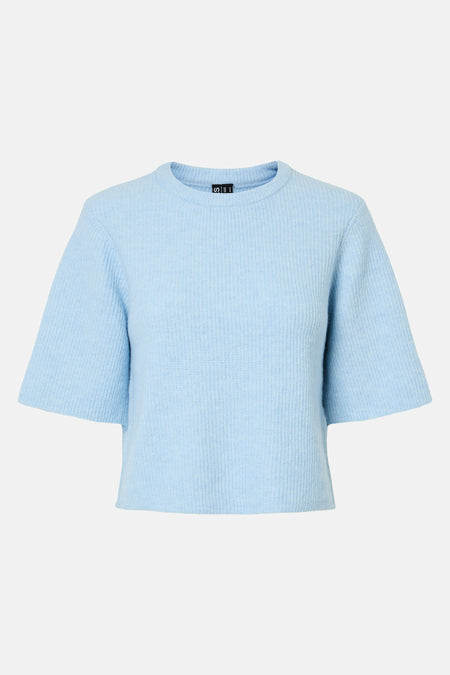 Pull à col rond - Bleu clair