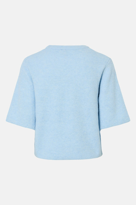 Pull à col rond - Bleu clair