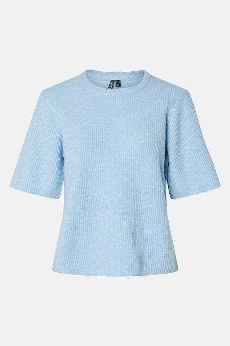 Pull à col rond - Bleu clair