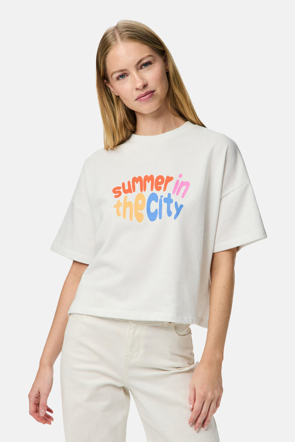 PCCHILLI SUMMER 2/4 LOOSE PRINT SWEAT BC