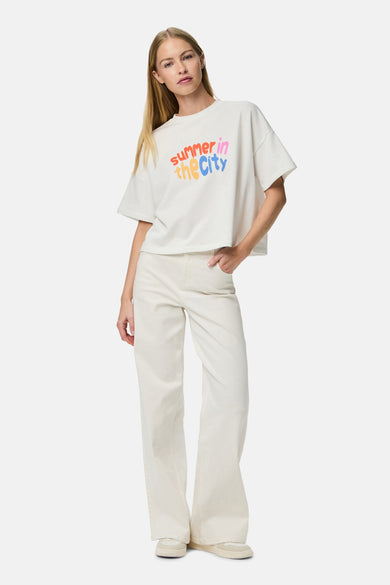 PCCHILLI SUMMER 2/4 LOOSE PRINT SWEAT BC