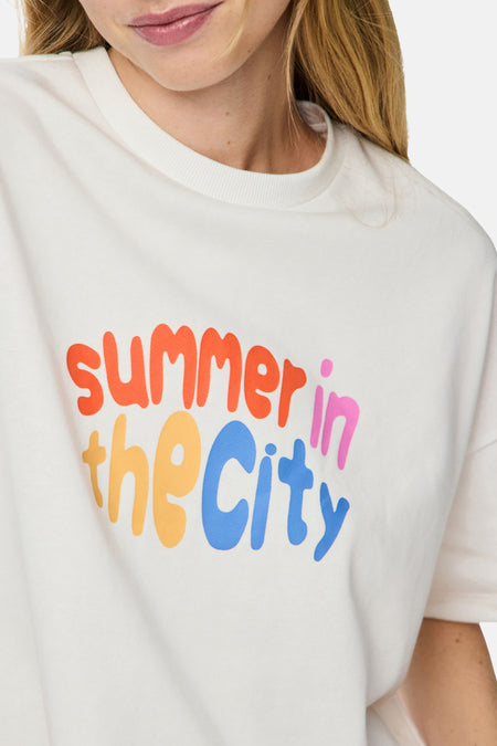PCCHILLI SUMMER 2/4 LOOSE PRINT SWEAT BC