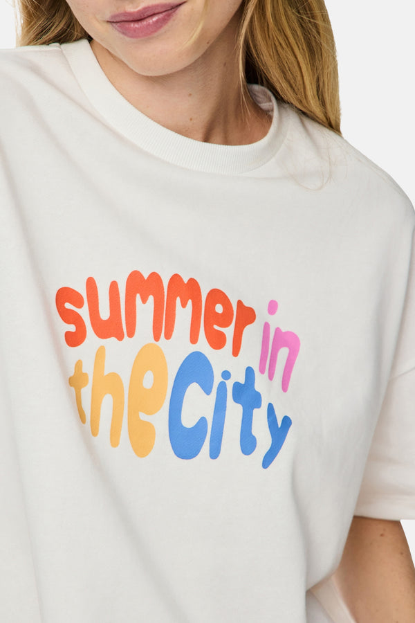 PCCHILLI SUMMER 2/4 LOOSE PRINT SWEAT BC