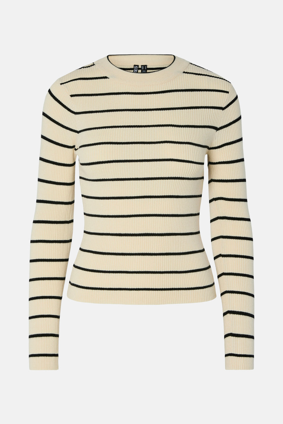 Pull à col rond - beige - PIECES®