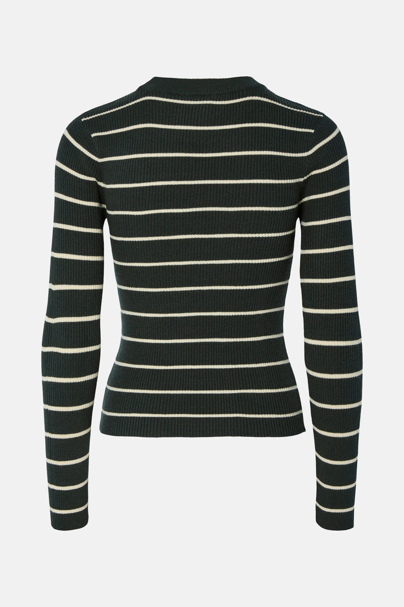 PCMIRA NEW LS O-NECK KNIT NOOS BC
