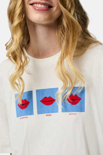 T-shirt à manches courtes - blanc - PIECES®