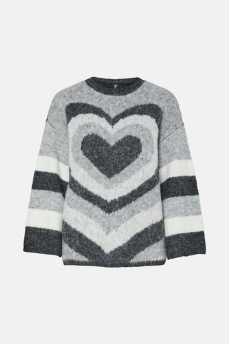 PCJESSA LS O-NECK KNIT BC