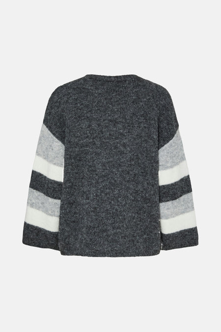 PCJESSA LS O-NECK KNIT BC