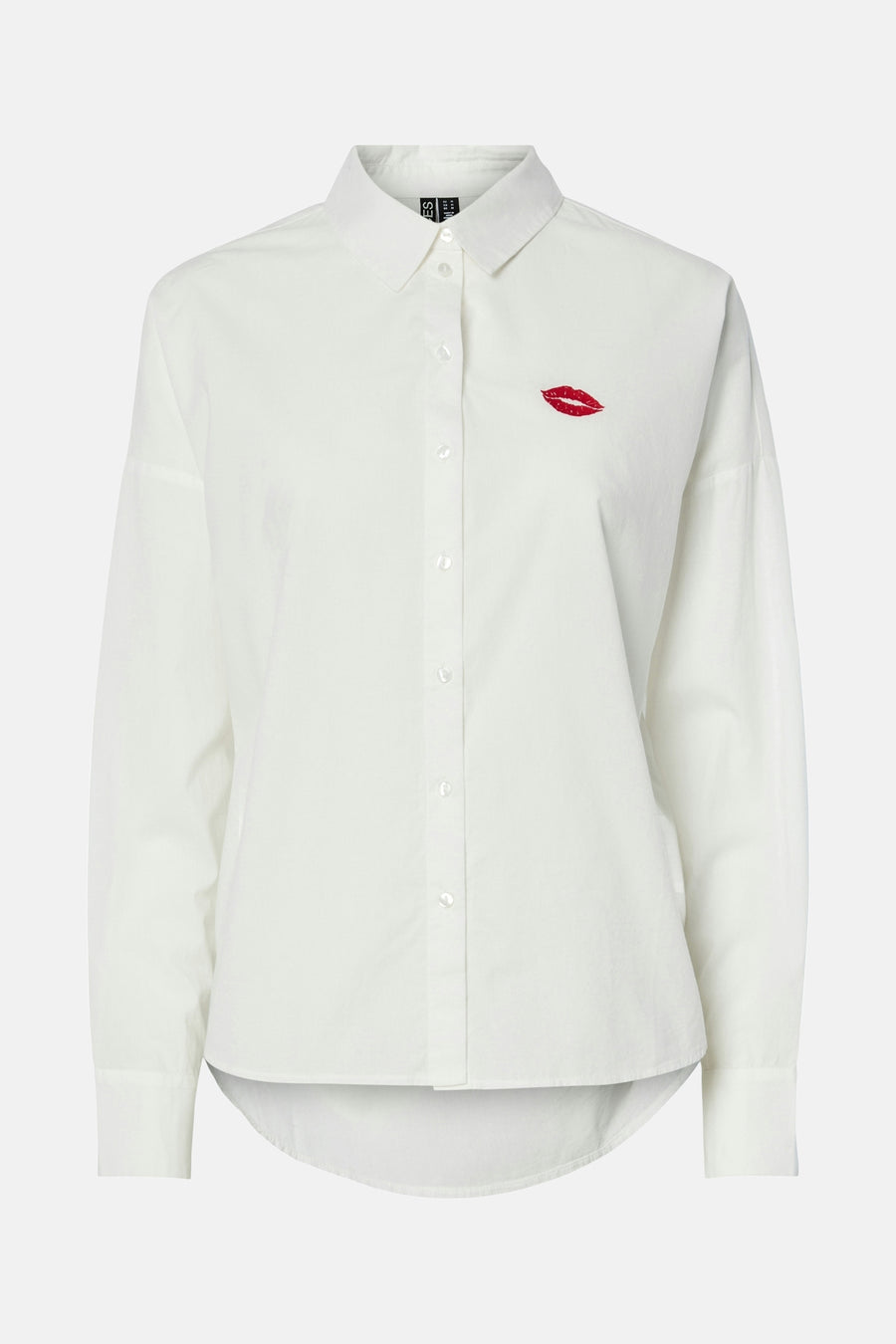 Chemise à manches longues - blanc - PIECES®