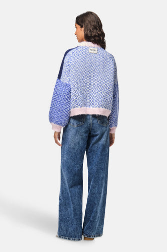 Pull à col rond - Multicolore - PIECES®