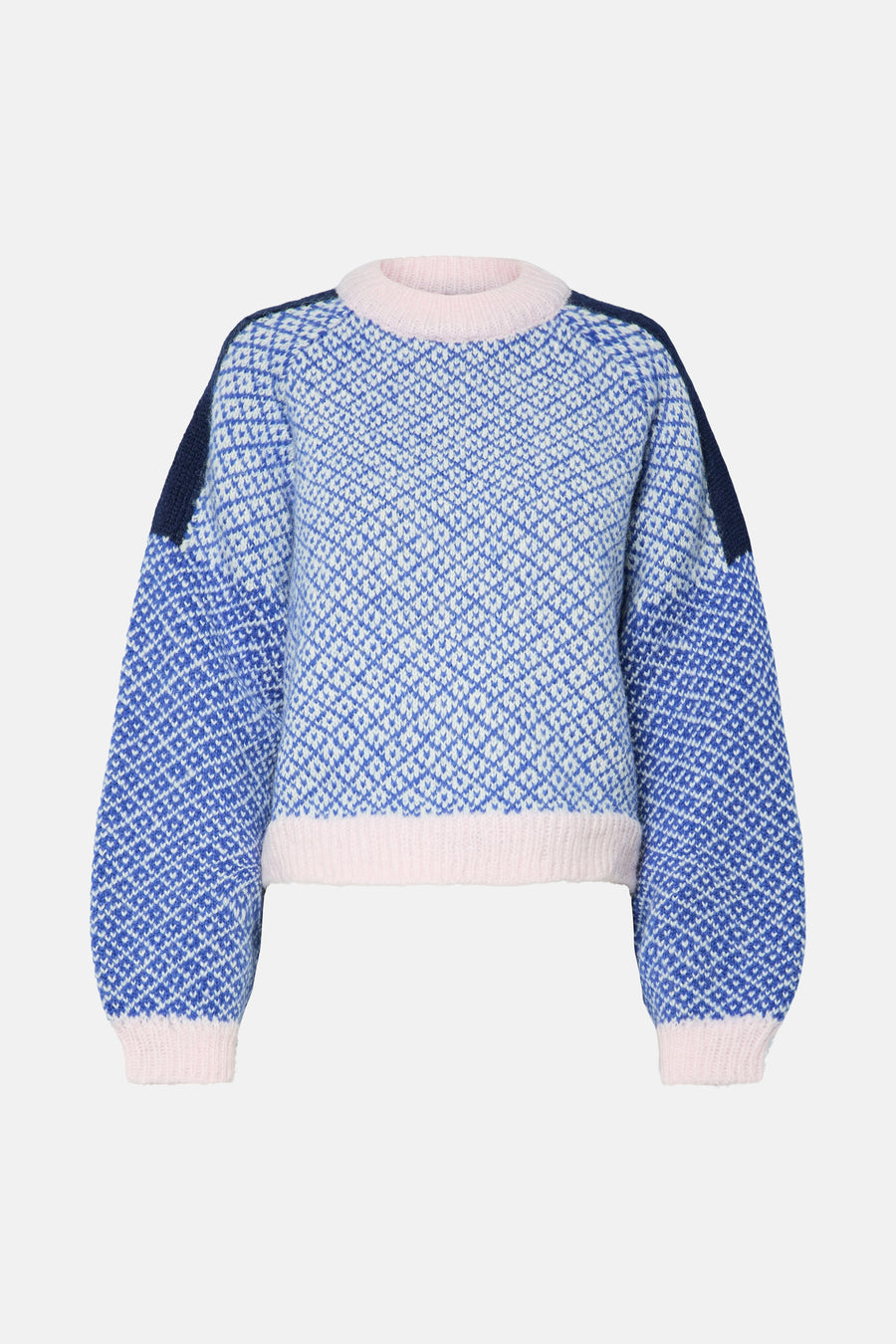 Pull à col rond - Multicolore - PIECES®