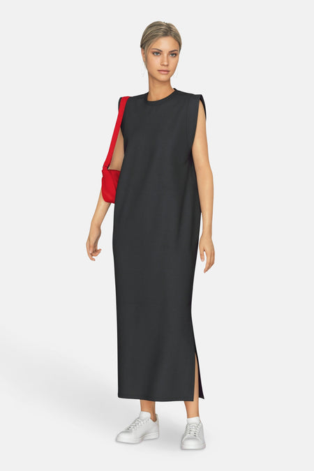PCCHILLI SUMMER SL ANKLE CUTOUT DRESS