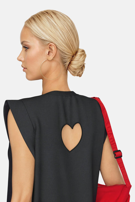 PCCHILLI SUMMER SL ANKLE CUTOUT DRESS