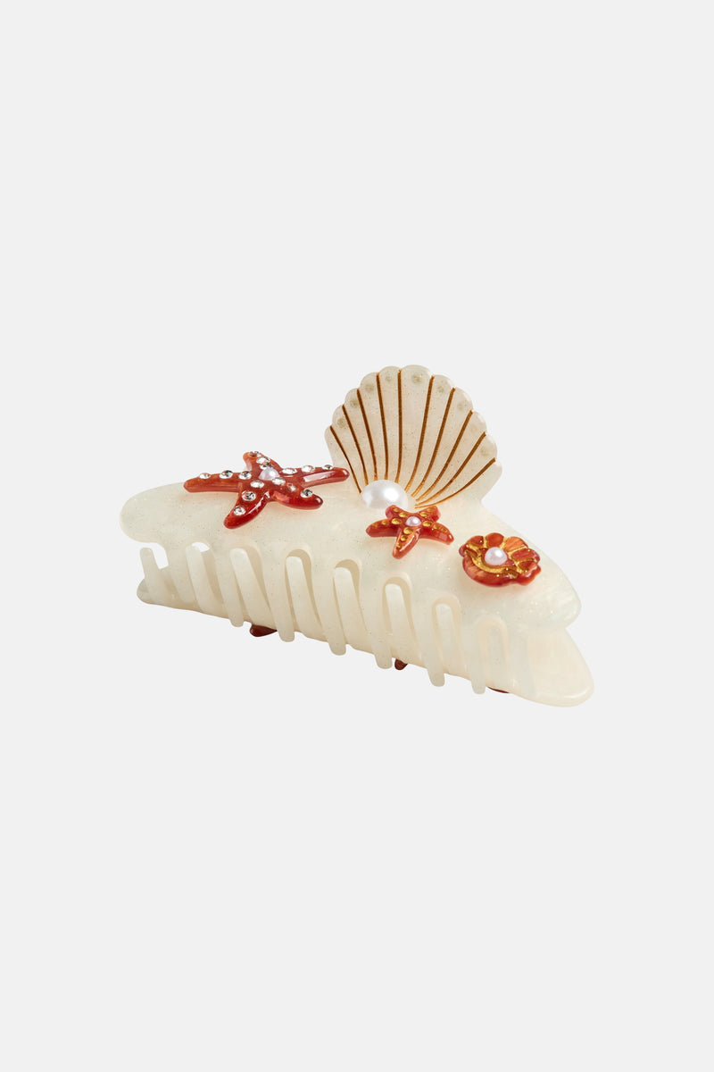 Pince à cheveux Écru - PIECES®