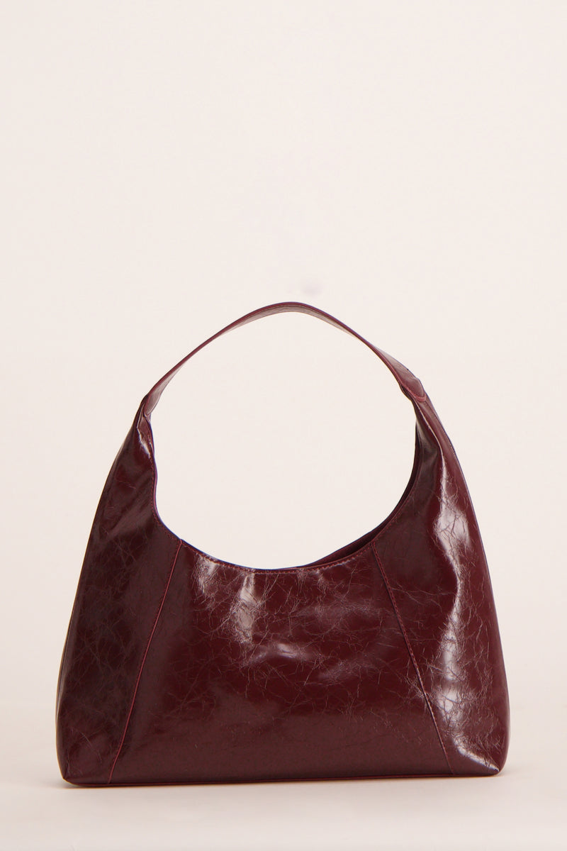 Sac à bandoulière bordeaux - PIECES®