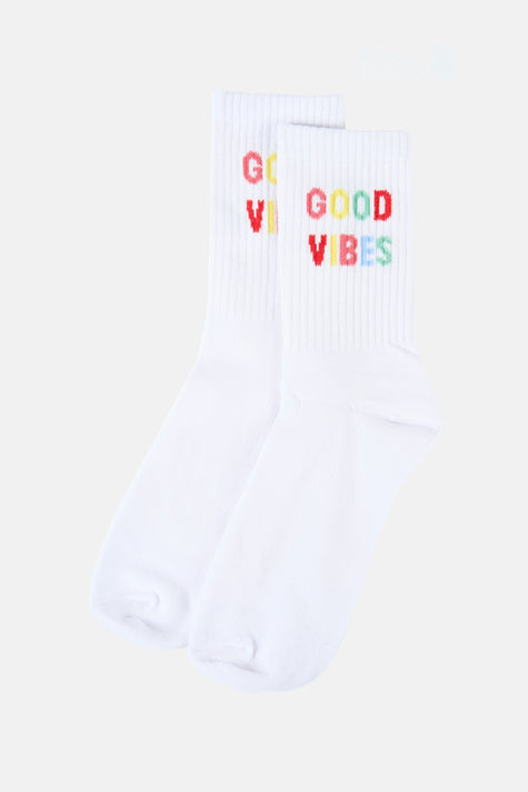Chaussettes blanc - PIECES®