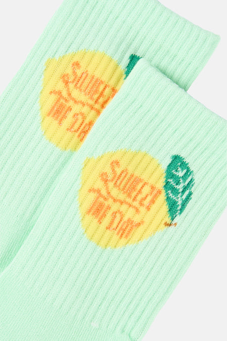 Chaussettes vert - PIECES®