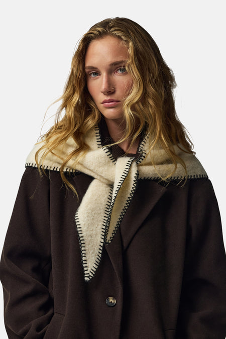 Foulard brun - PIECES®