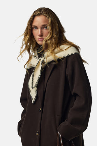 Foulard brun - PIECES®