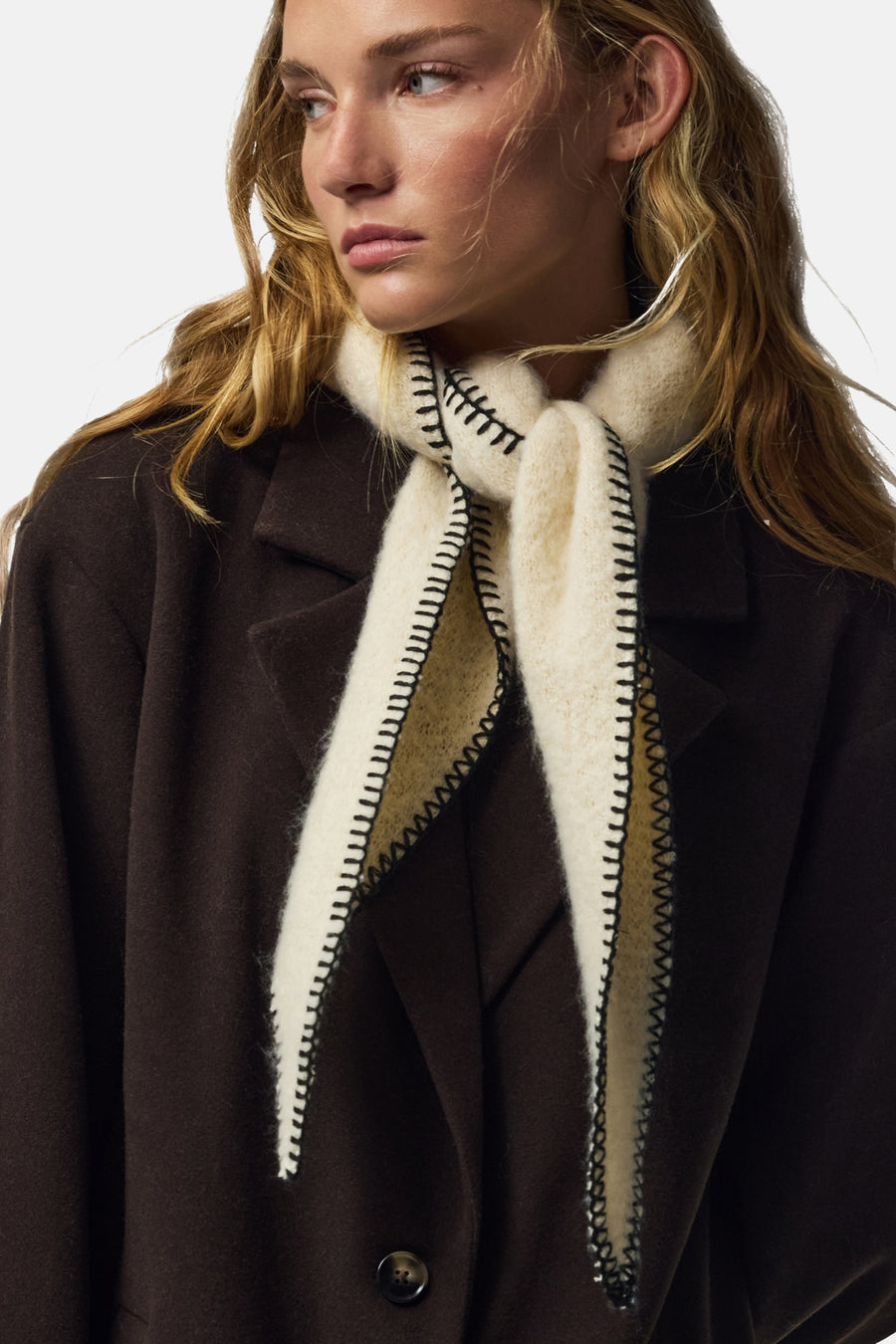 Foulard brun - PIECES®