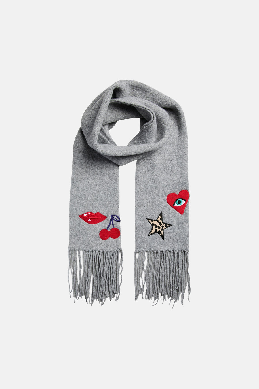 Echarpe gris - PIECES®