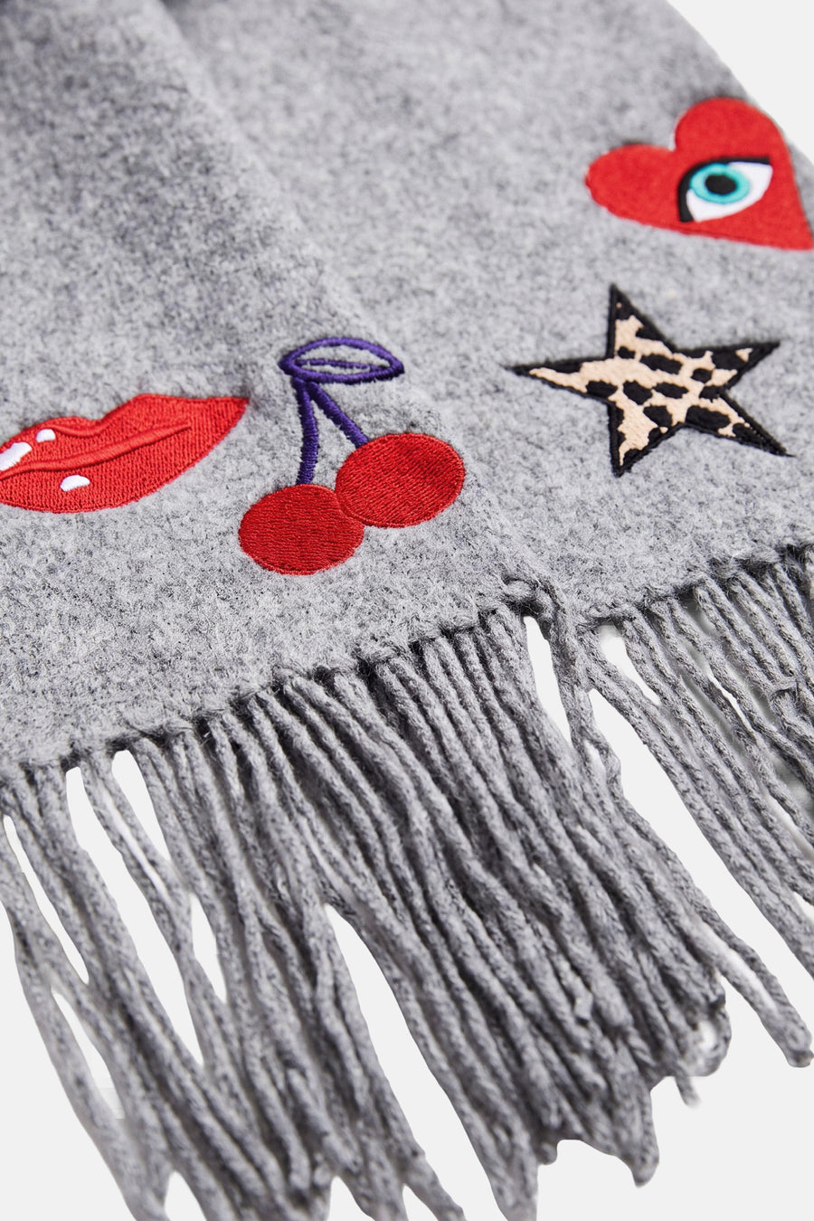 Echarpe gris - PIECES®