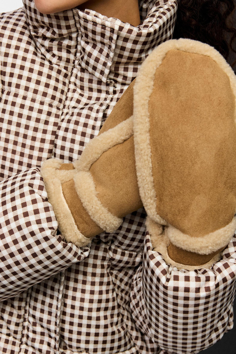 Moufles cognac - PIECES®