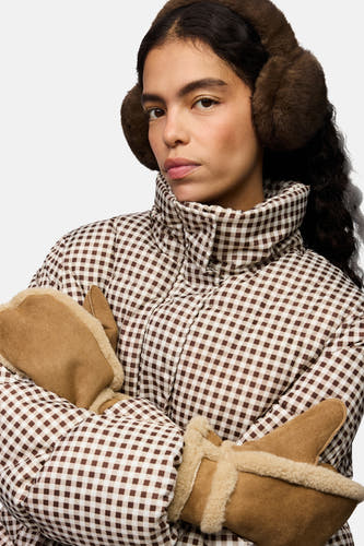 Moufles cognac - PIECES®