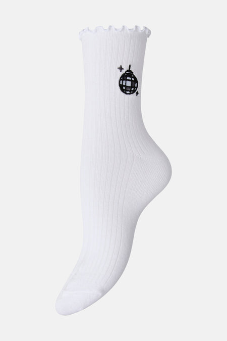 Chaussettes blanc - PIECES®
