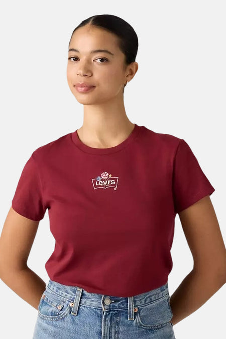 T-shirt à manches courtes - bordeaux