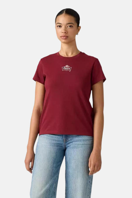 T-shirt à manches courtes - bordeaux