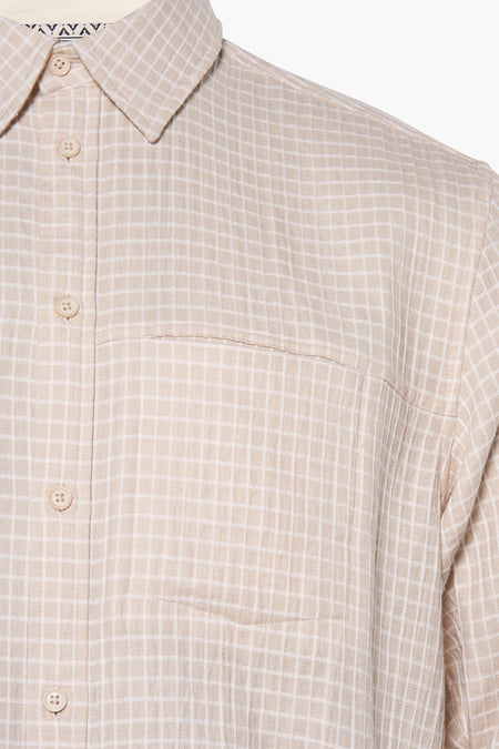 Chemise à manches longues - écru