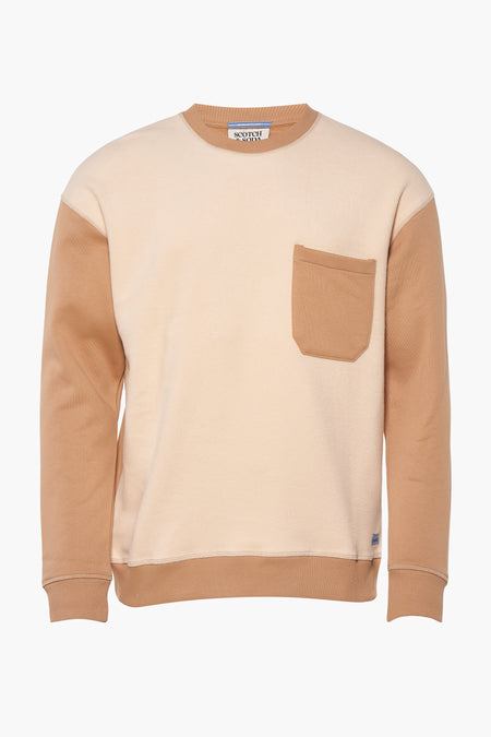 Sweat col O Écru - SCOTCH & SODA