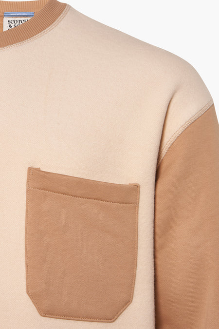Sweat col O Écru - SCOTCH & SODA