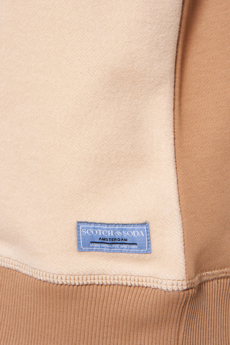 Sweat col O Écru - SCOTCH & SODA