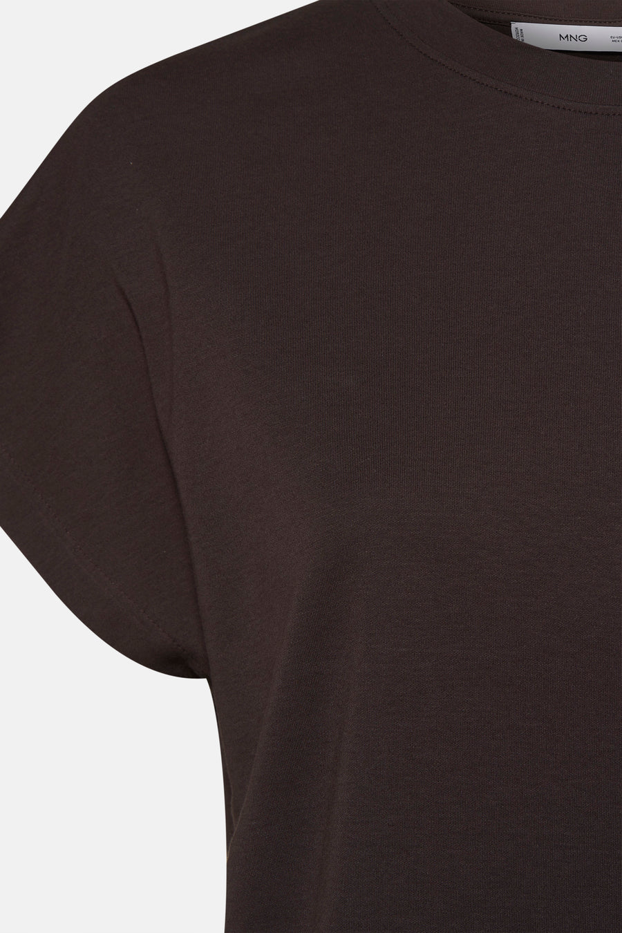 T-shirt à manches courtes - brun - MANGO