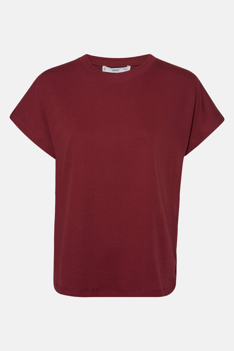 T-shirt à manches courtes - Bordeaux