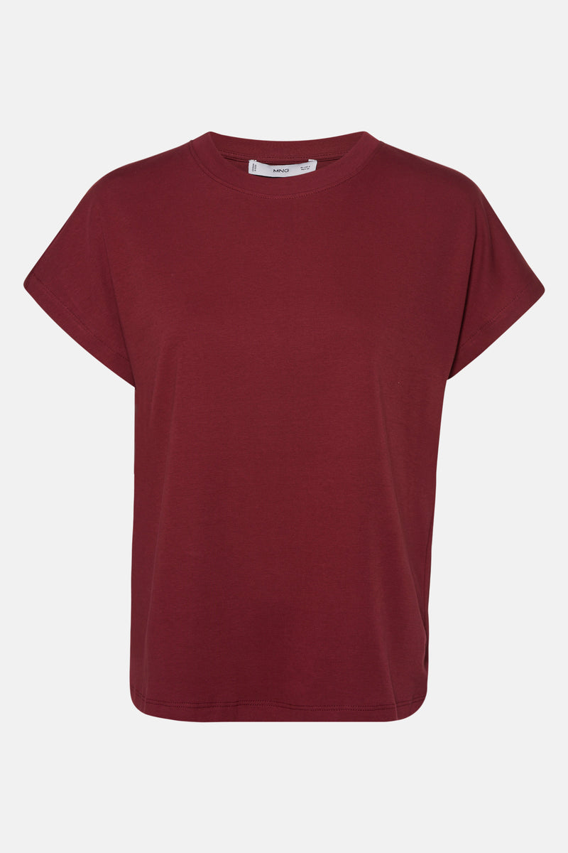 T-shirt à manches courtes - Bordeaux