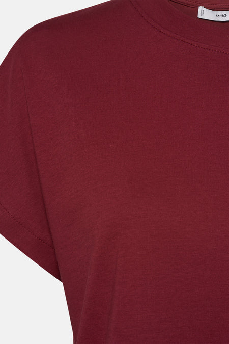 T-shirt à manches courtes - Bordeaux
