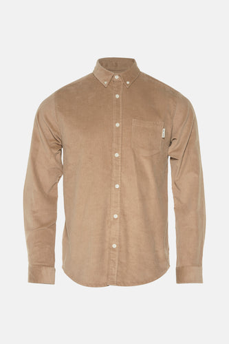 Chemise à manches longues - beige