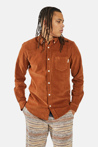 Chemise à manches longues - orange