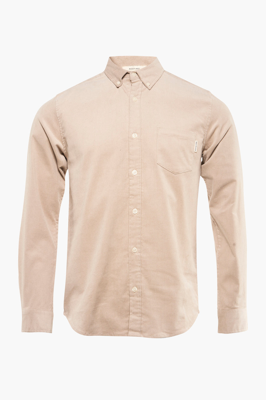 Chemise &agrave; manches longues - beige
