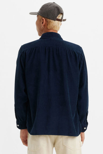 Chemise à manches longues - bleu