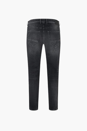 Jean droit gris anthracite de MAC, vu de derrière, avec poches et passants.