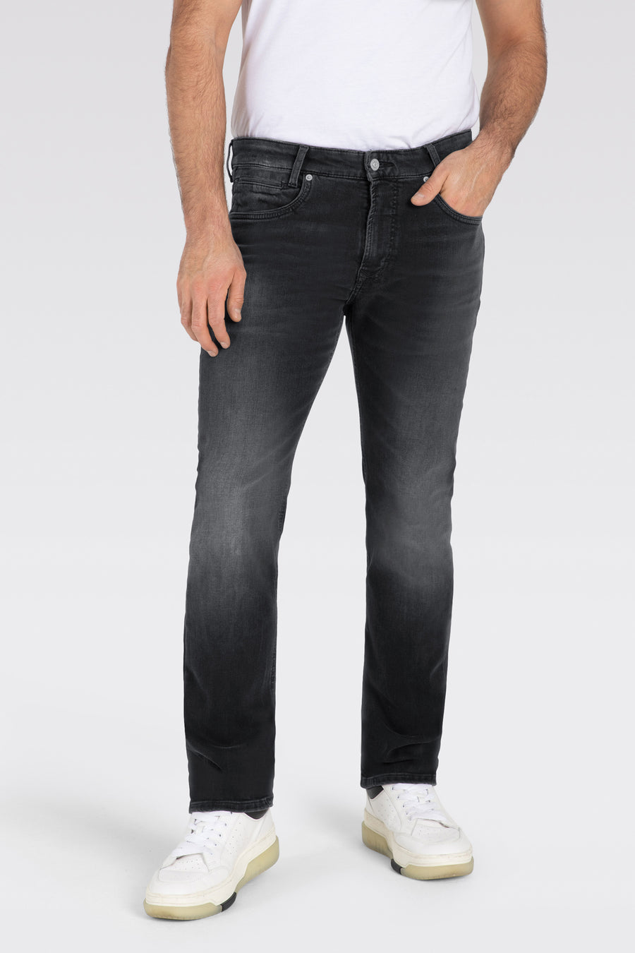 ARNE PIPE - dark grey denim - MAC