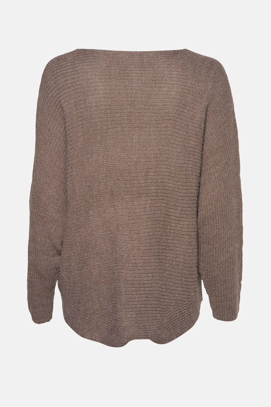 Pull à col rond - brun - Fransa®