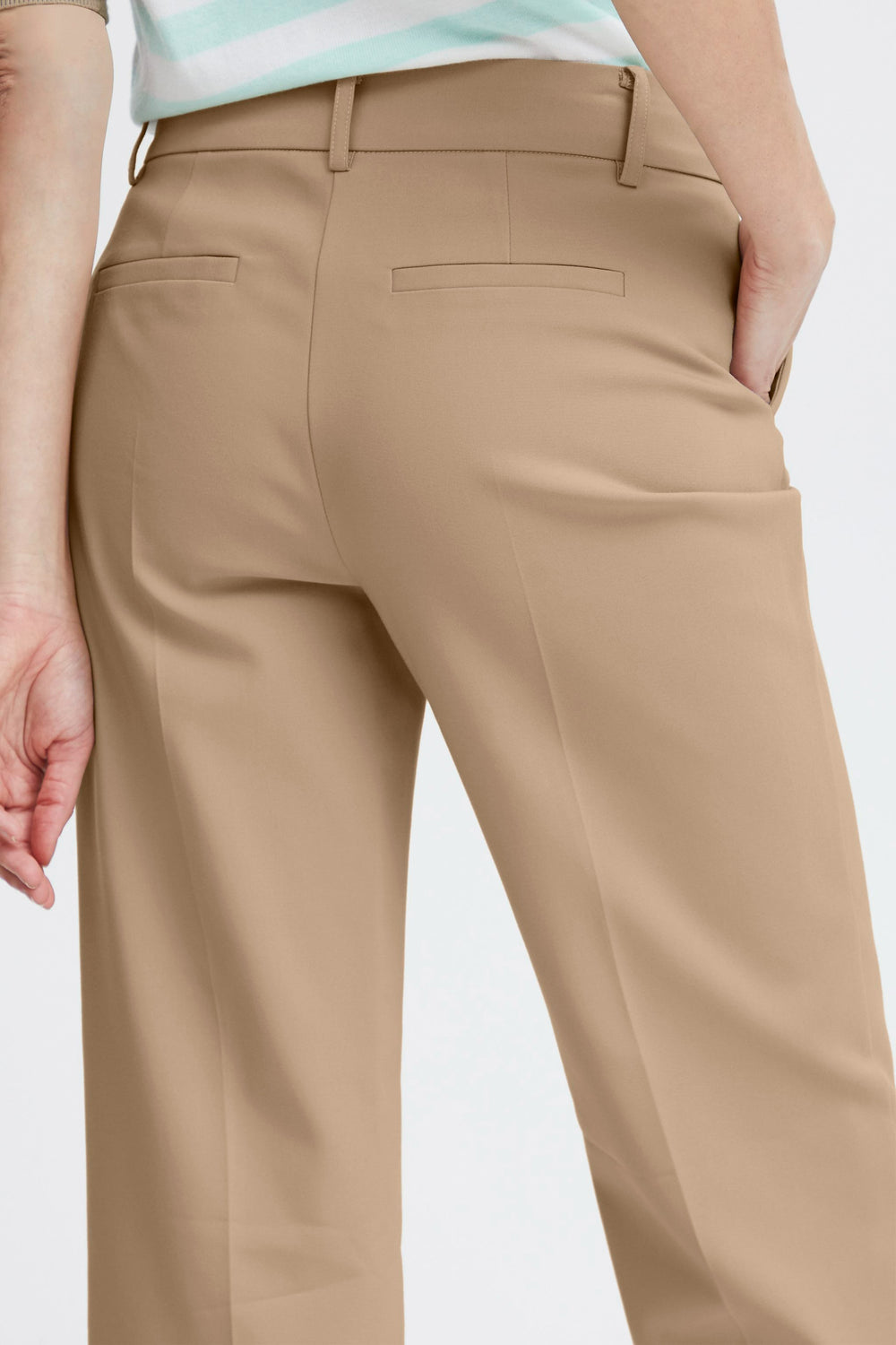 Pantalon de costume Beige - Fransa®